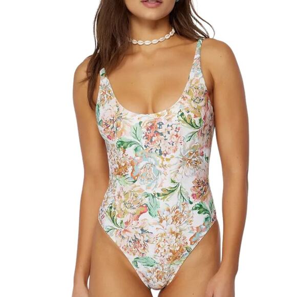 O'Neil Juniors' Arden Floral Mykonos Printed One-Piece Swimsuit NWT Size… - Picture 1 of 4